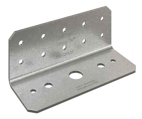 Simpson RCA-C225/97-R55 2 x 2 x 5 12-Gauge Rigid Connector Angle for Concrete 