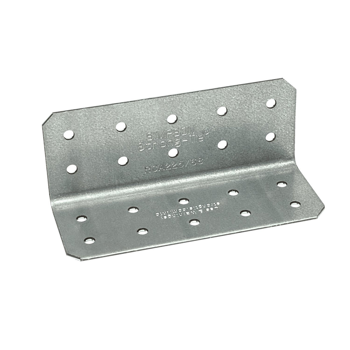 Simpson RCA225/54-R90 2 x 2 x 5 16-Gauge Galvanized Rigid Connector Angle