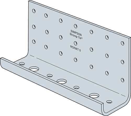 Simpson RCKW 7.5" Kneewall Connector Clip 10ct