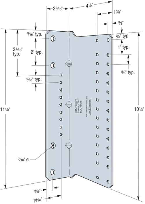 Simpson SJC10.25-R15 Steel-Joist Connectors 