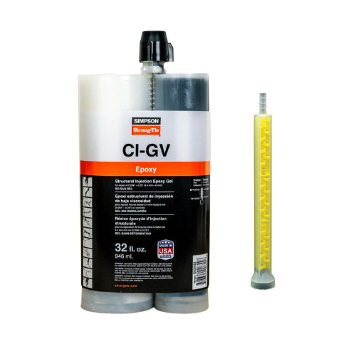 Simpson CIGV32 CI-GV Structural Injection Epoxy, 32 Oz. Cartridge