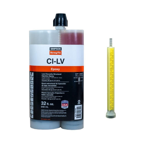 CILV32 Low-Viscosity Structural Injection Epoxy for Crack Repair