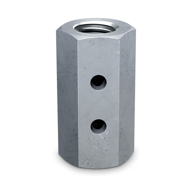 Simpson 1/2" Coupler Nut with Witness Hole CNW1/2