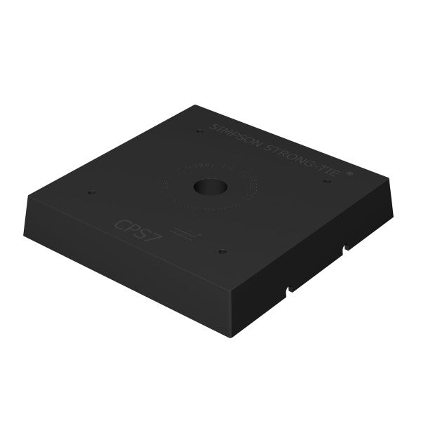 Black square component with 'Simpson Strong-Tie' branding on a white background