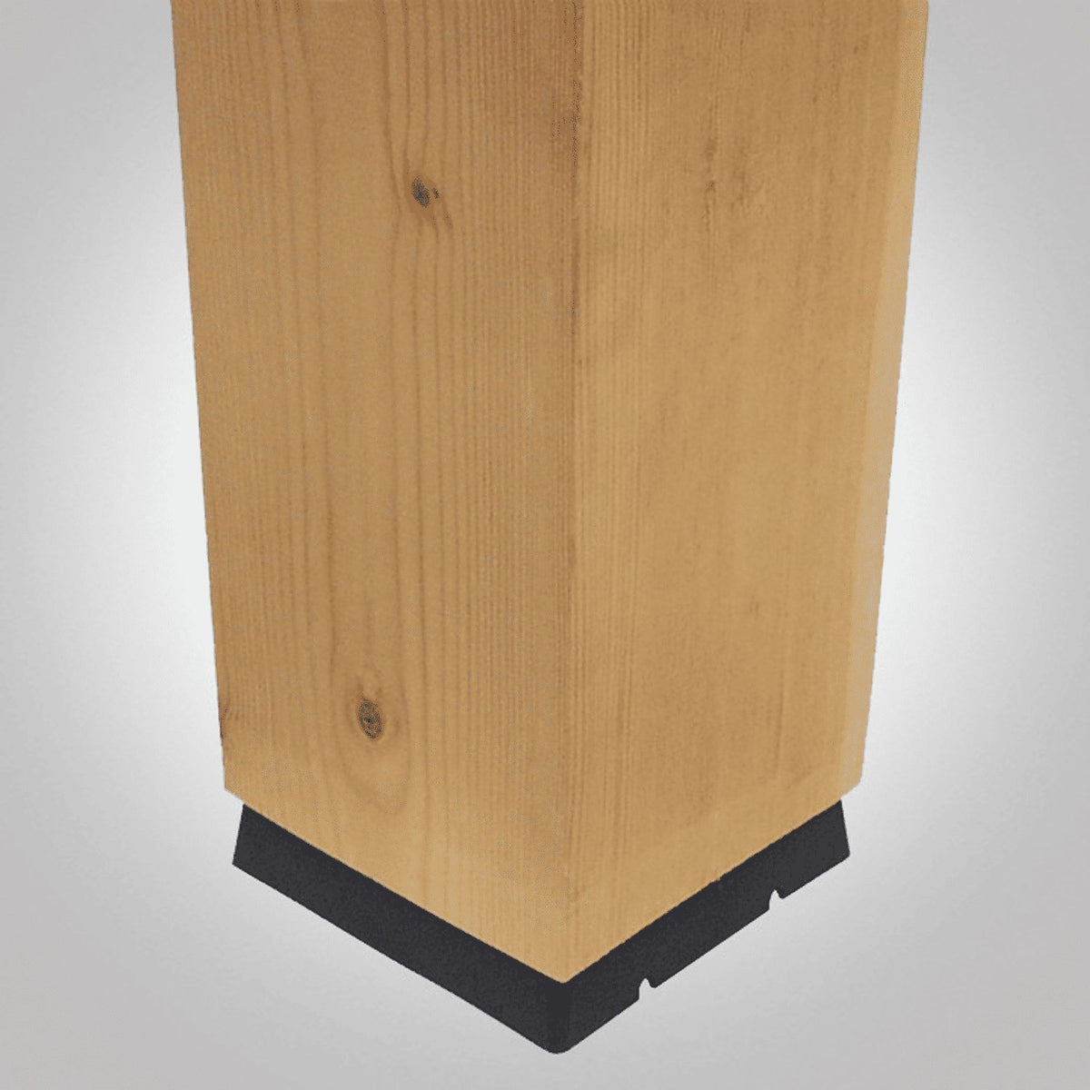 Simpson 6 x 6 Black Composite-Plastic Standoff Post Base CPS6