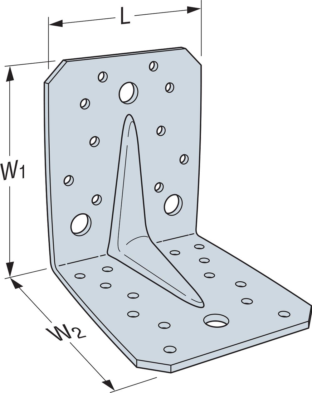Simpson Strong-Tie ABR105 Angle Bracket for Cross-Laminated Timber