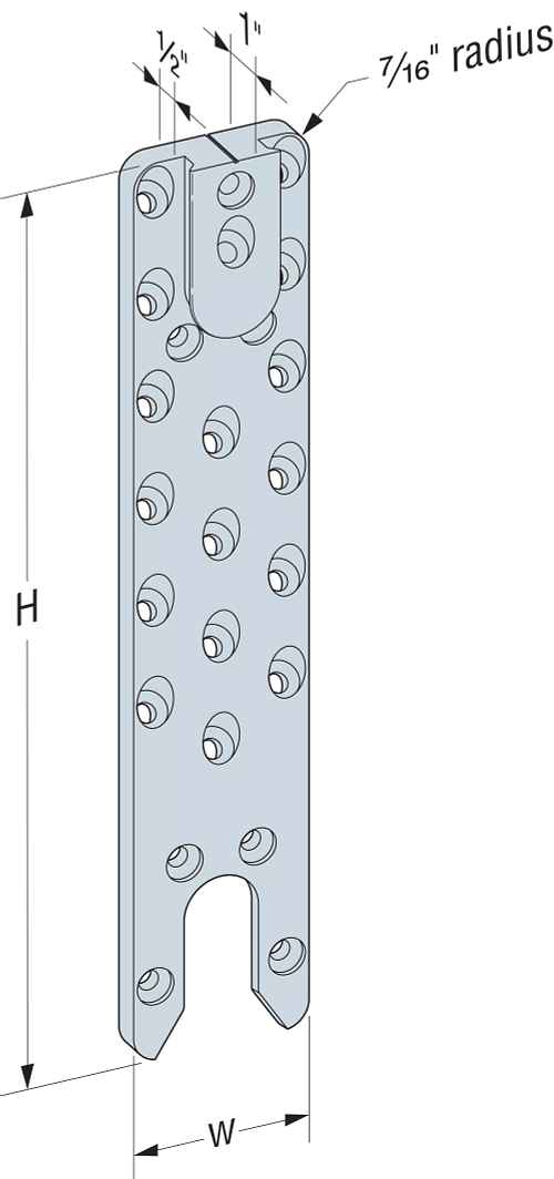 Simpson Strong-Tie ACBH3X15.37 ACBH Concealed Beam Hanger