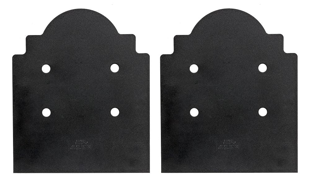 Simpson Strong-Tie APB1010DSP 10x10 Decorative Post Base Side Plate - Black Powder Coated (2 per Pack)