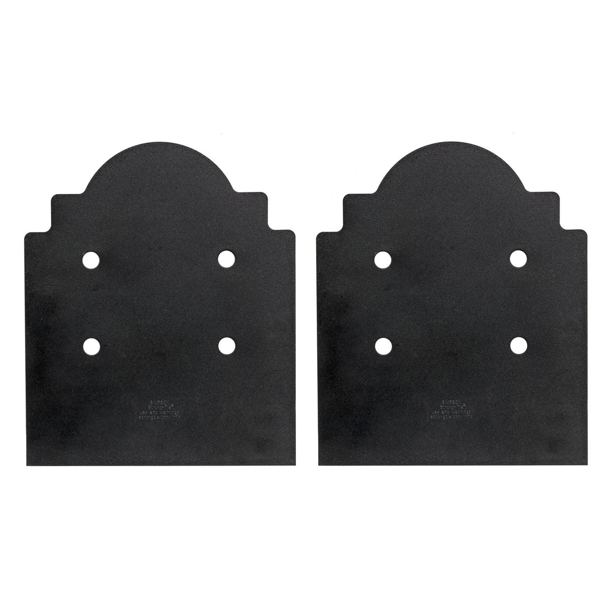 Simpson Strong-Tie APB1010DSP 10x10 Decorative Post Base Side Plate - Black Powder Coated (2 per Pack)