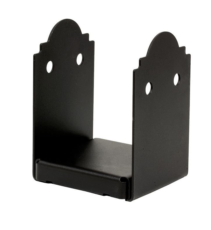 Simpson Strong-Tie APB66 6X6 Blk Zmax Post Base, 6" x 6" Black Powder Coated