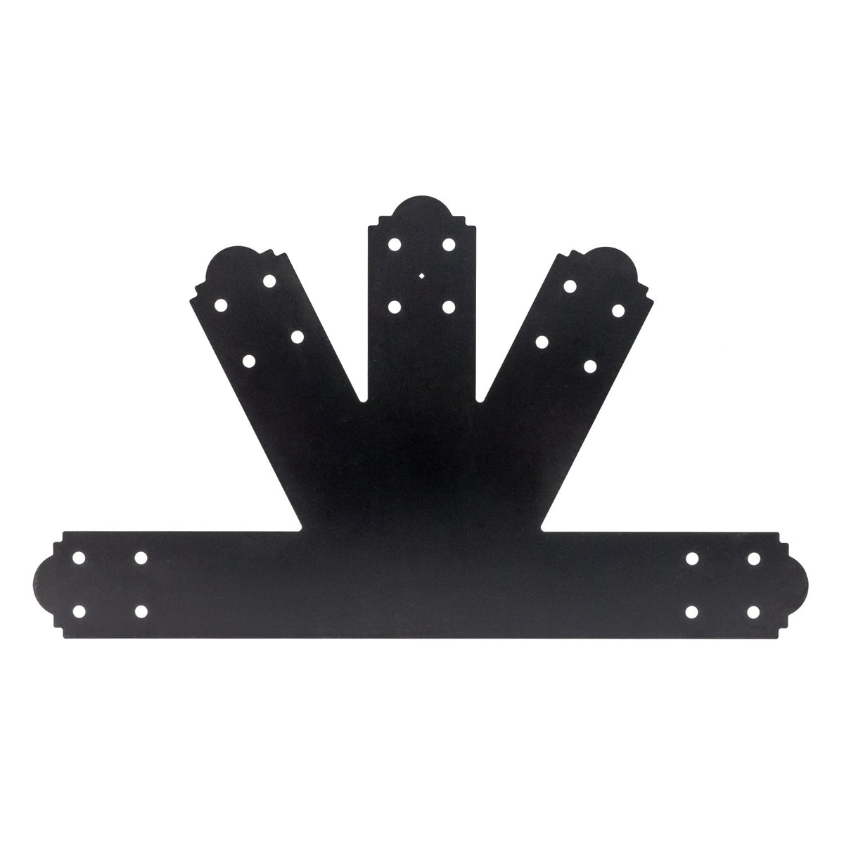 Simpson Strong-Tie Decorative Gable Plate Black Powder-Coated APGP612 6:12 Pitch