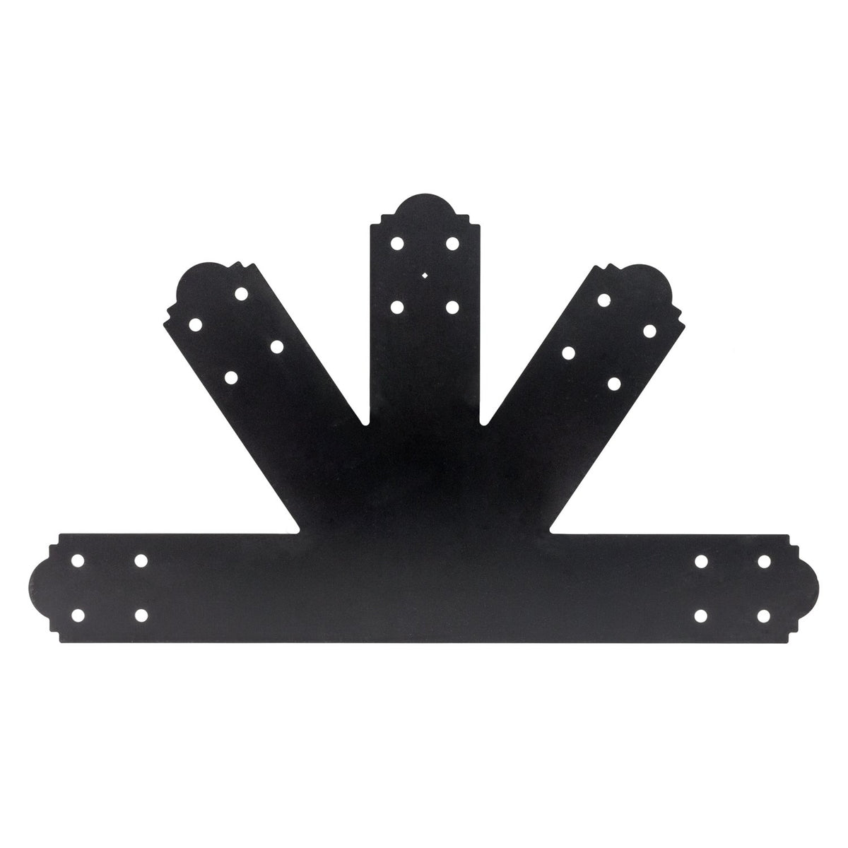 Simpson Strong-Tie Decorative Gable Plate Black Powder-Coated APGP812 8:12 Pitch