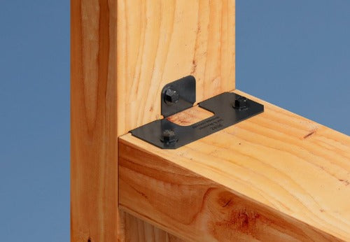 Simpson Strong-Tie APRTR Rigid Tie Rail Connector Black Powder Coated