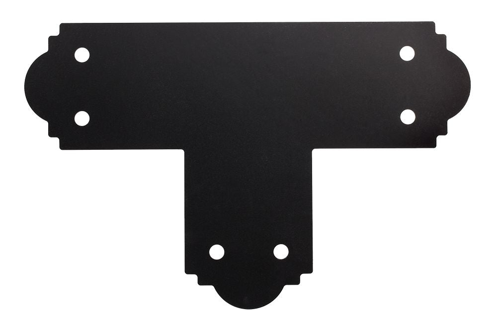 Simpson Strong-Tie APT6 Zmax Galv Ornamental T Strap - Black Powder Coated 6" x 6"