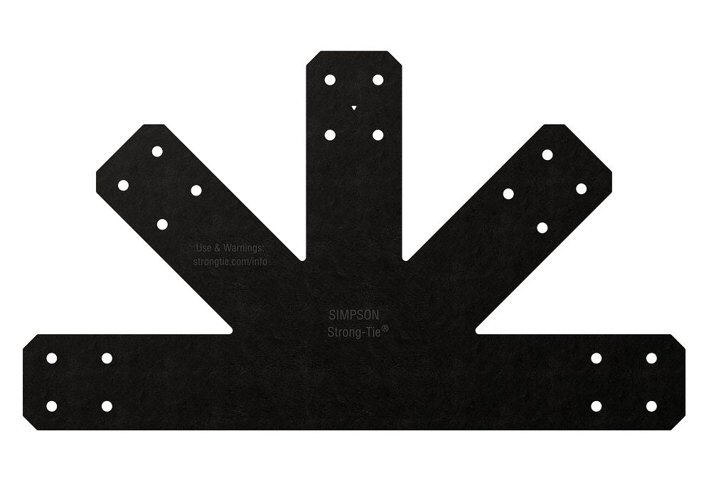 APVGP1212 Avant Decorative Gable Plate - Black Powder Coat