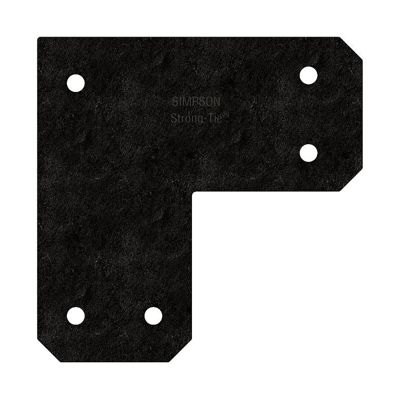 Simpson Strong-Tie APVL6 Avant Ornamental L Strap - Black Powder Coated
