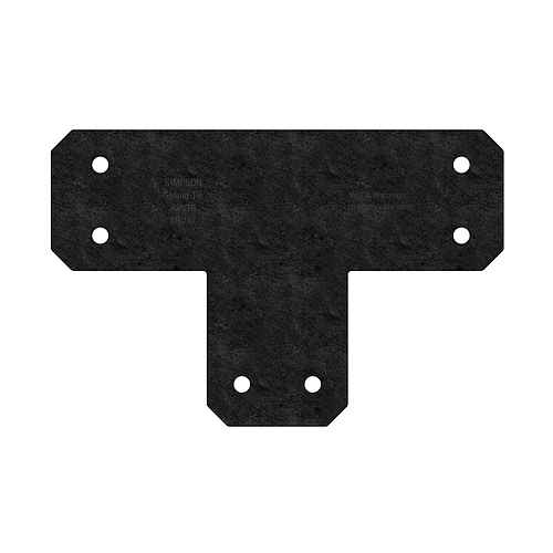 Simpson Strong-Tie APVT6 Avant Ornamental T Strap - Black Powder Coat