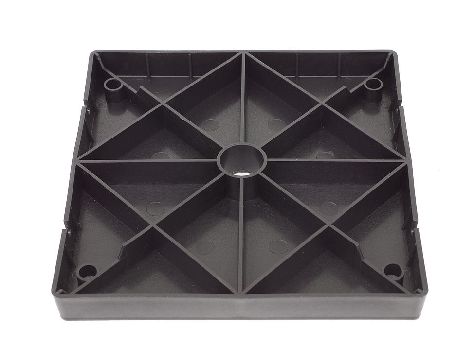 Simpson 12 x 12 Black Composite-Plastic Standoff Post Base CPS12
