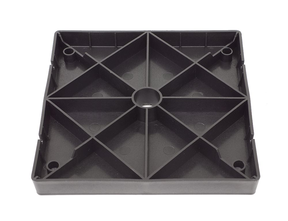 Simpson 10 x 10 Black Composite-Plastic Standoff Post Base CPS10