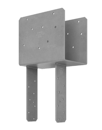 Simpson 8" Beam x 6" Post Column Cap w/SDS Screws, Gray Paint, CCQ86SDS2.5