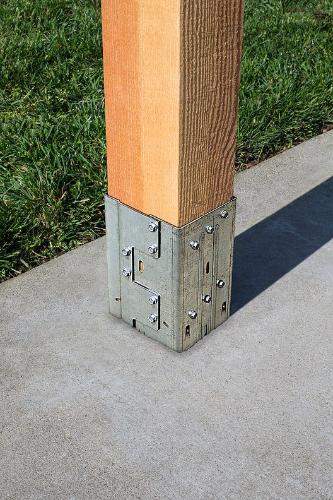 Moment Post Base installed