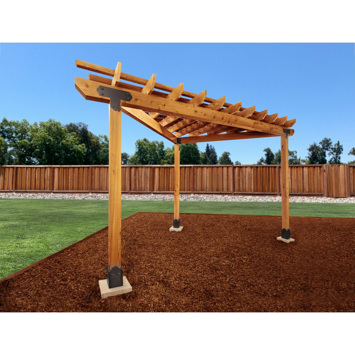 Simpson Strong-Tie APBDW66 Composite 6x6 Decorative Post Base Cover - Each Set includes 4-sided plates and 12 screws