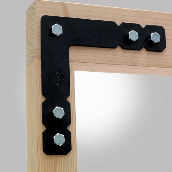 Simpson Strong-Tie OHL Ornamental Beam to Column Heavy L Strap Black Powder Coated