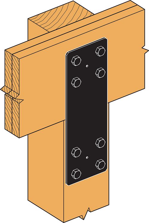 Simpson PS720PC Strap, Black Powder Coated