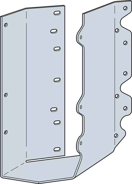 Simpson SULC414 Concealed Joist Hanger Skewed Left for 4x14