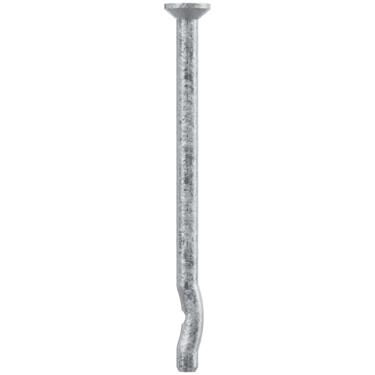  1/4 x 4 in. Countersunk Head Crimp Drive Anchor, Mechanically Galvanized / Carbon Steel
