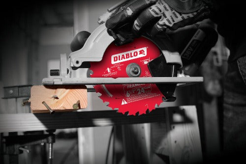 Diablo 6-1/2" x 24T Framing Saw Blade for Wood D0624