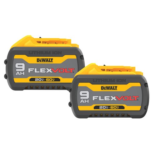 DeWALT DCB609-2 20V/60V MAX FlexVolt 9.0 Ah Lithium-Ion Battery 2pk