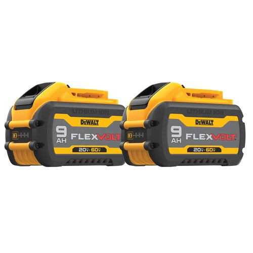 DeWALT 20V/60V MAX FlexVolt 9.0 Ah Lithium-Ion Battery (2-Pack) DCB609-2