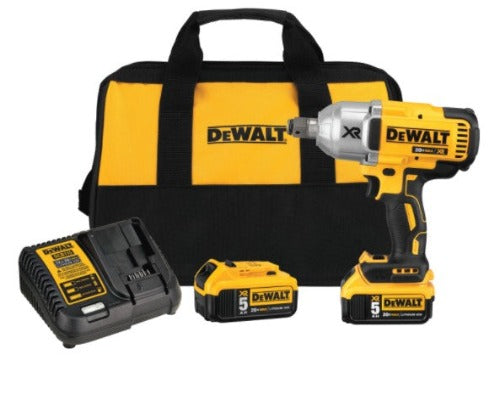 DeWALT 20 V MAX XR Brushless High Torque 3/4" Impact Wrench Kit DCF897P2