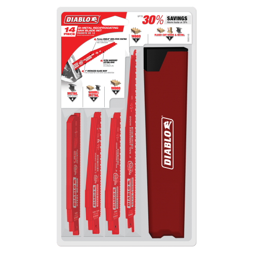Diablo 14-pc Bi-Metal Recip Saw Blade Set DS0014S