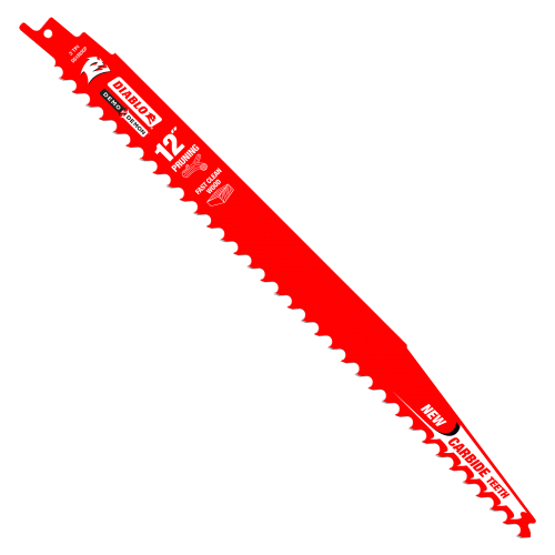Diablo 12" 3TPI Carbide Teeth Recip Saw Blade for Pruning & Clean Wood