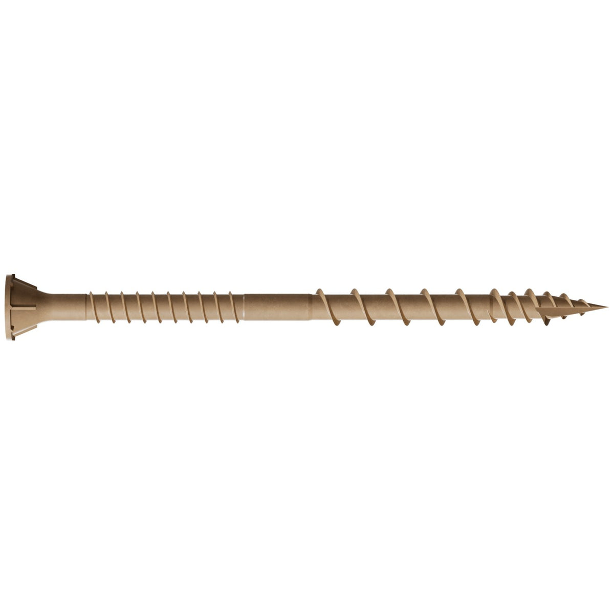 Simpson DSVT3 #10 X 3" Deck-Drive DSV Wood Screw, Tan, T25