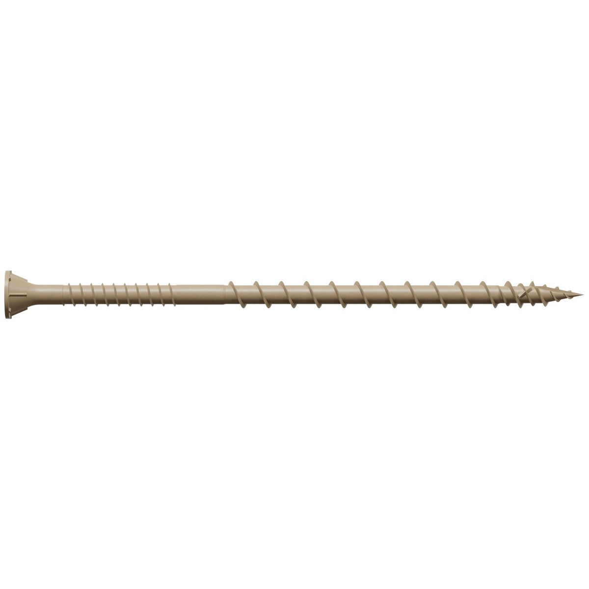 Simpson DSVT4 #10 4" Deck-Drive DSV Wood Screw, Tan, T25