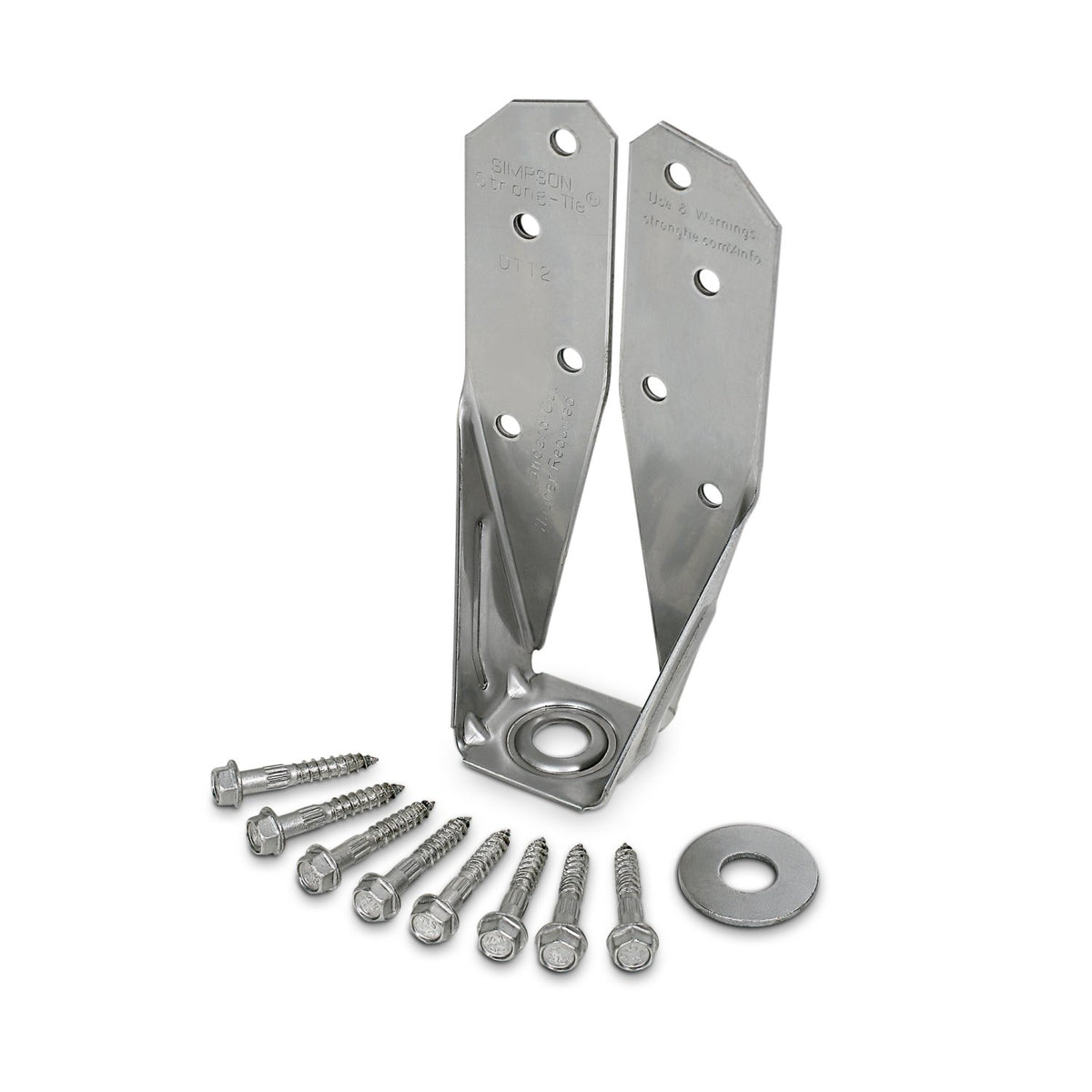 Simpson Strong-Tie DTT2SS Deck Tension Tie w/1.5" SDS Screws, Stainless Steel