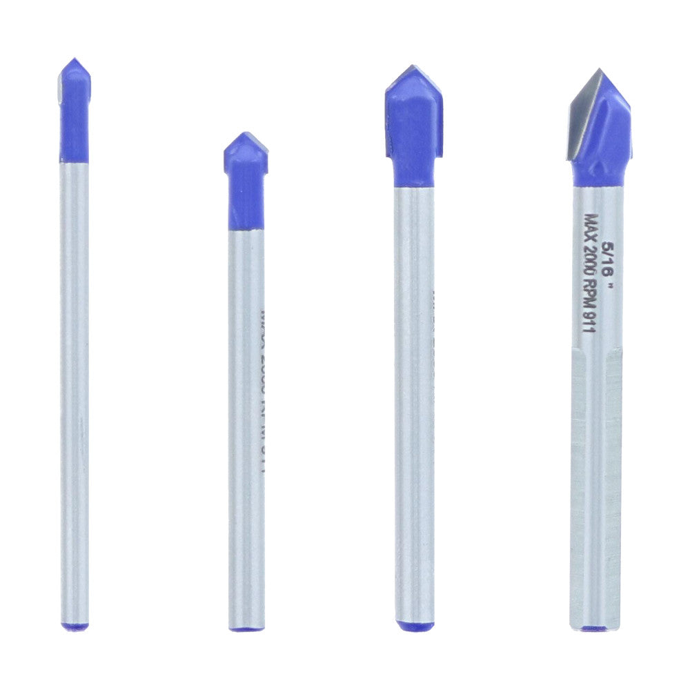 AvantiPRO Glass and Tile Drill Bit Set (4-pc) PMAGT1050-S4