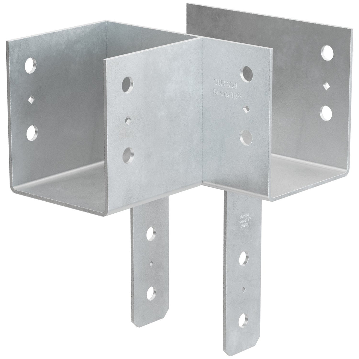 Simpson ECCLL666HDG L-Shape End Column Cap 6x6x6 Skewed Left HDG