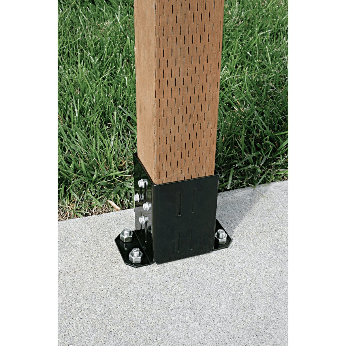 Simpson FPBB44 E-Z Base 4x4 Post Base with Black Finish