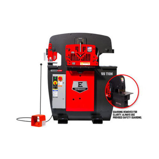Edwards 55 Ton Ironworker 1 Phase, 230 Volt, PowerLink, Coper Notcher 55231512