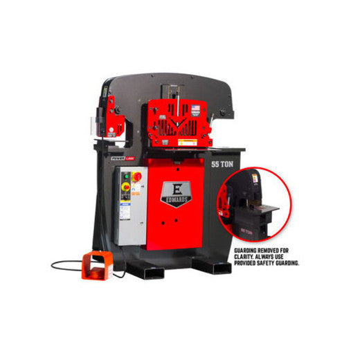 Edwards 55 Ton Ironworker 3 Phase, 230 Volt, PowerLink, Coper Notcher 55233512