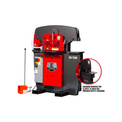 Edwards 55 Ton Ironworker 3 Phase, 230 Volt, PowerLink, Coper Notcher 55233512