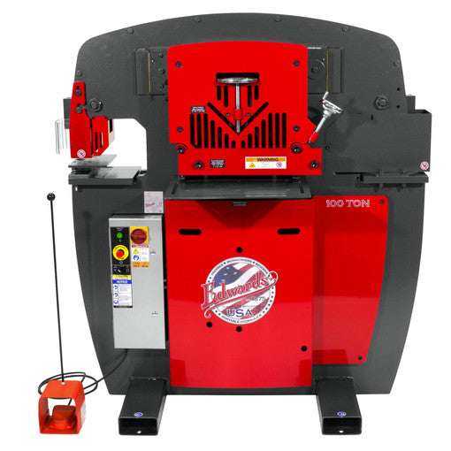 Edwards 100 Ton Ironworker 575V, 3Ph, with PowerLink IW100-3P575-AC600