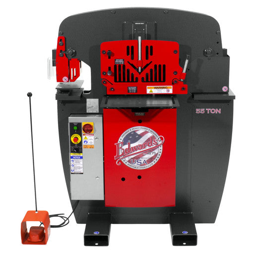Edwards 55 Ton Ironworker 460V, 3Ph with PowerLink IW55-3P460-AC500