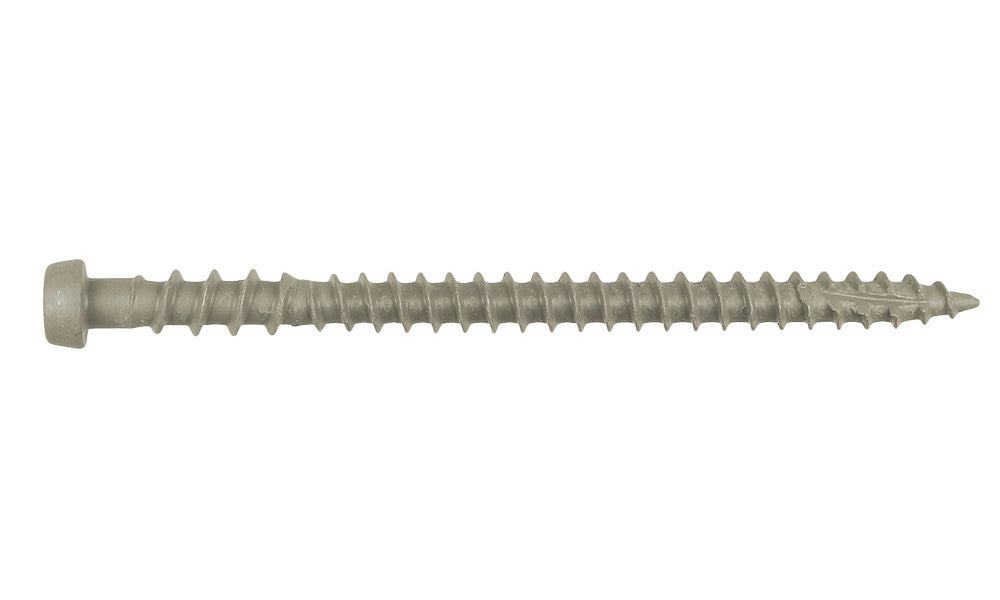 Simpson #10 x 2-3/4" Gray, Deck-Drive DCU Composite Screw