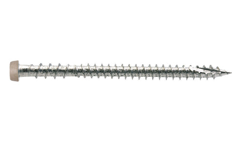 Simpson #10 X 2-3/4" Gray 01, Collated Deck-Drive DCU Composite Screw, 316 Stainless Steel
