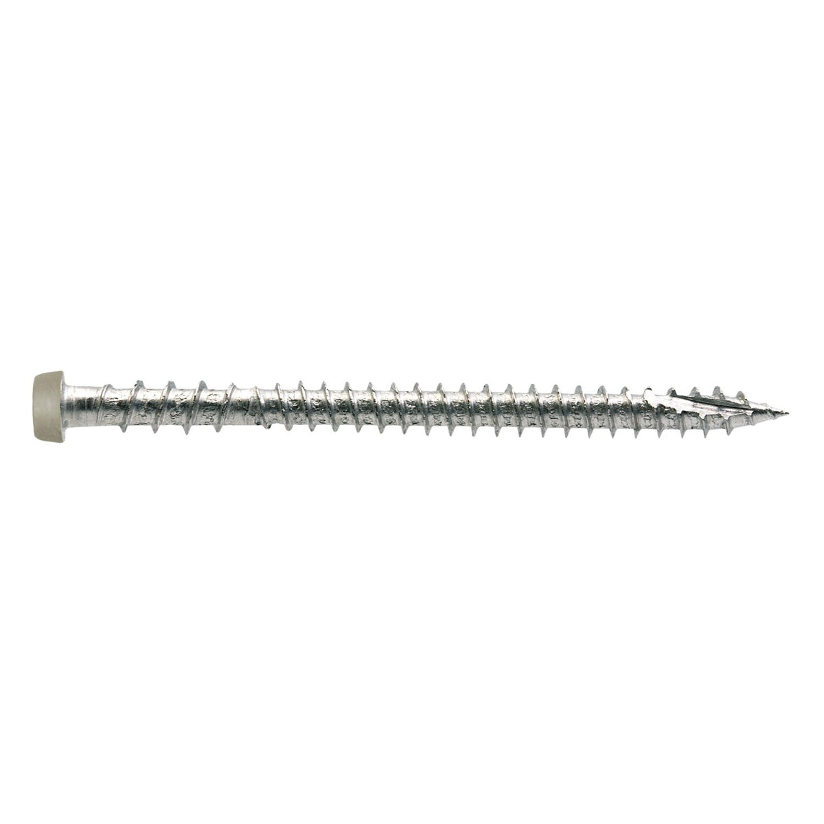 Simpson #10 x 2-3/4" Gray, Deck-Drive DCU Composite Screw, 316 Stainless Steel 